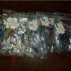 Xhilaration girl headbands plastic w/teeth multicolor Lot - New